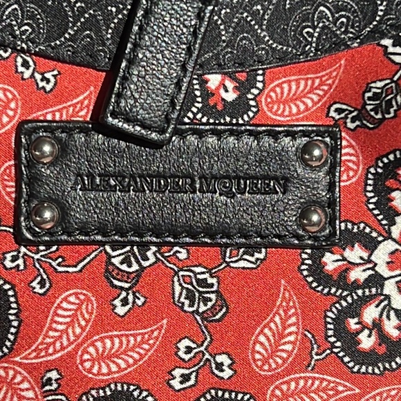Alexander McQueen western print clutch